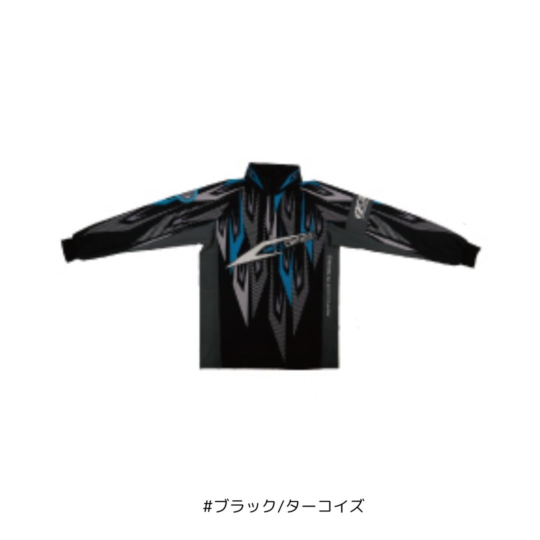 ストレッチグラフィックシャツ2 #LLサイズ #ブラック/ターコイズ OWNER(オーナー)