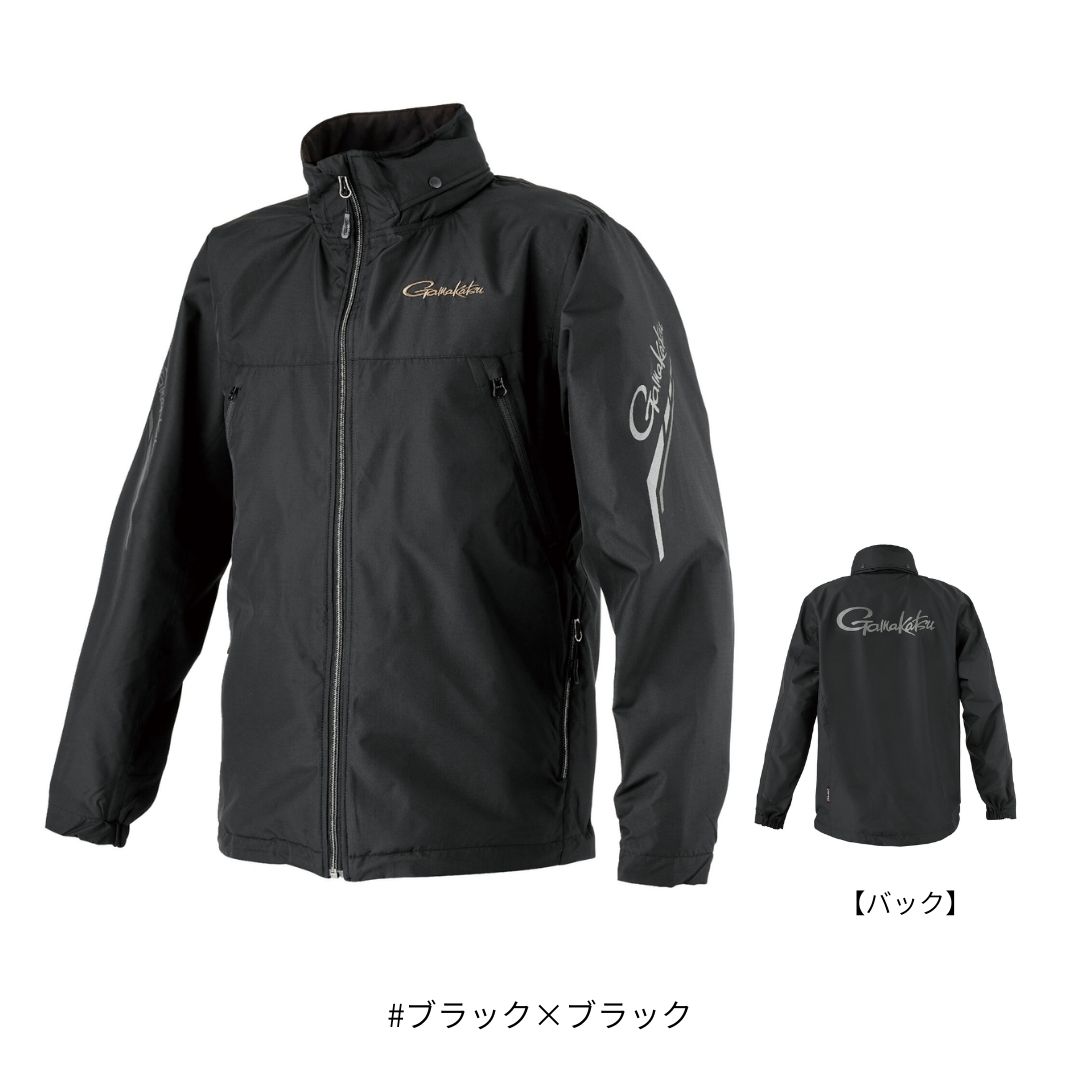 GM3792 ウィンドブレーカー #ブラック×ブラック #Mサイズ Gamakatsu（がまかつ）