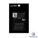 がまかつ(Gamakatsu) Ti スナップワイド 【釣り フィッシング バス トラウト エギング ティップラン ジギング キャスティング チタン スプリットリング がまかつ Tiスナップワイド #000 #00 #0 #1 #1.5 #2】