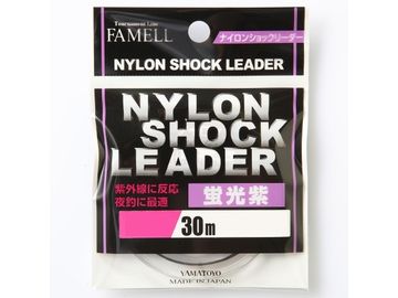 山豊テグス(YAMATOYO) ナイロンショックリーダー 蛍光紫 30m