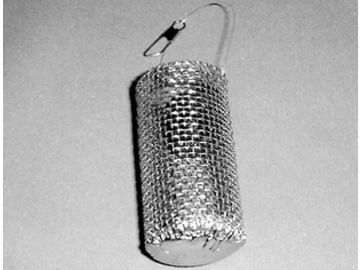 大島製作所 鉄メッキ製 まき餌かご 中-20号 2個入