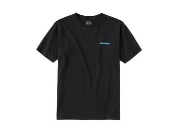 シマノ(SHIMANO) SH-004V オーガニックコットン ロゴ Tシャツ ブラック