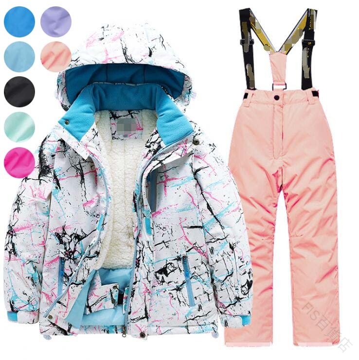 超暖かい キッズスキーウェア スノボ 雪服 子供スノーウエア 裏起毛 スキーウェア 2点セット ジャケット パンツ 男の子 女の子 スキー ウェア 雪遊び 子ども スノーウェア ジュニア 上下セット 防水 ボードウェア スノボウェア キッズ ボーイズ ガールズ 子供服 激安 100~160