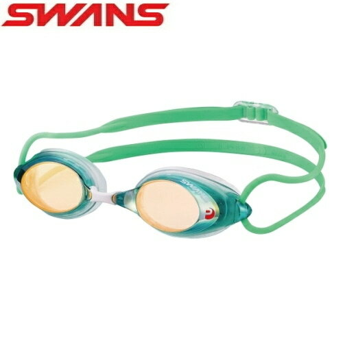 スイムゴーグル レーシング ゴーグル 水泳 競泳 FINA承認 ミラーゴーグル クッション付き SWANS スワンズ PREMIUM ANTI-FOG 曇り止め SRX-MPAF-GOR