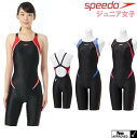 スピード SPEEDO 競泳水着 ジュニア女子 FINA承認 ジュニアオープンバックニースキン FLEXΣ2 SCG11909F 2019年秋冬モデル