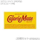 大塚製薬 カロリーメイト2B BLOCK TYPE ブロックタイプ チョコレート味 2本入(40g)×20箱セット OTS09251
