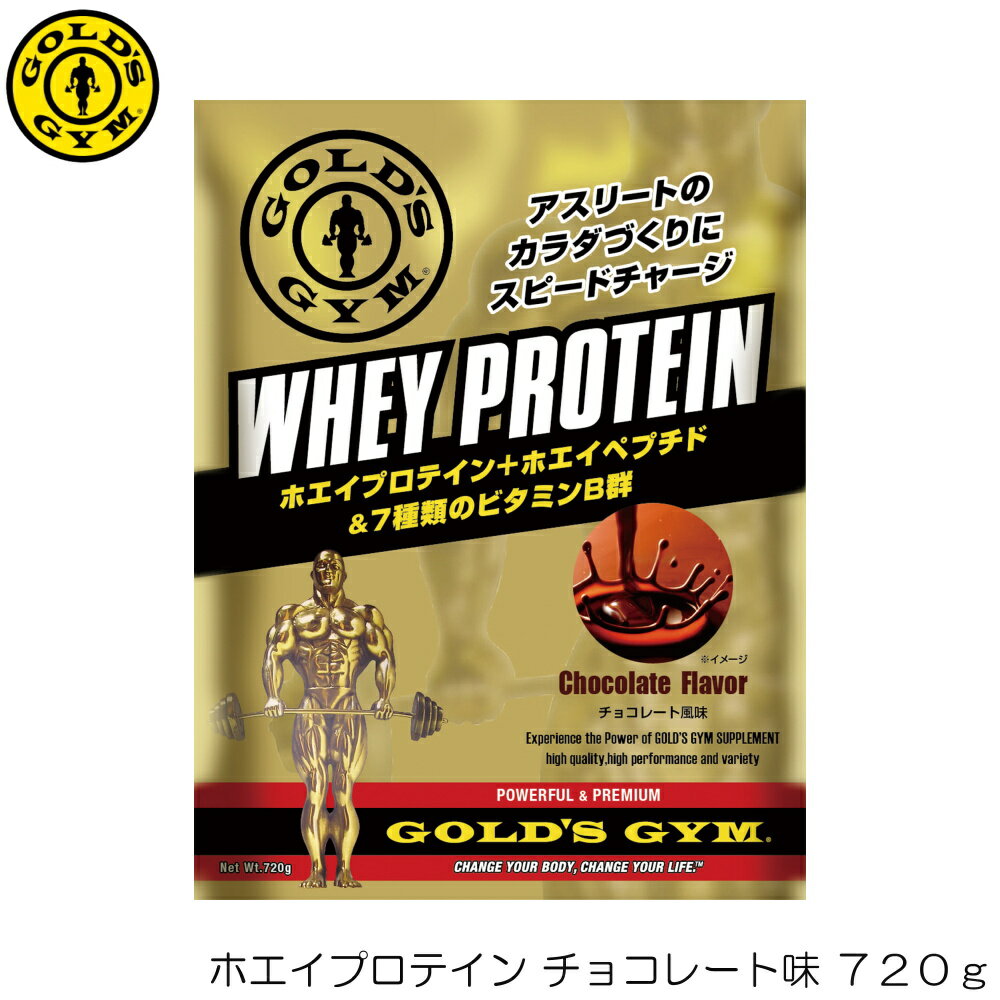 GOLD'S GYM ゴールドジム ホエイプロテイン チョコレート風味 720g F5572 83029