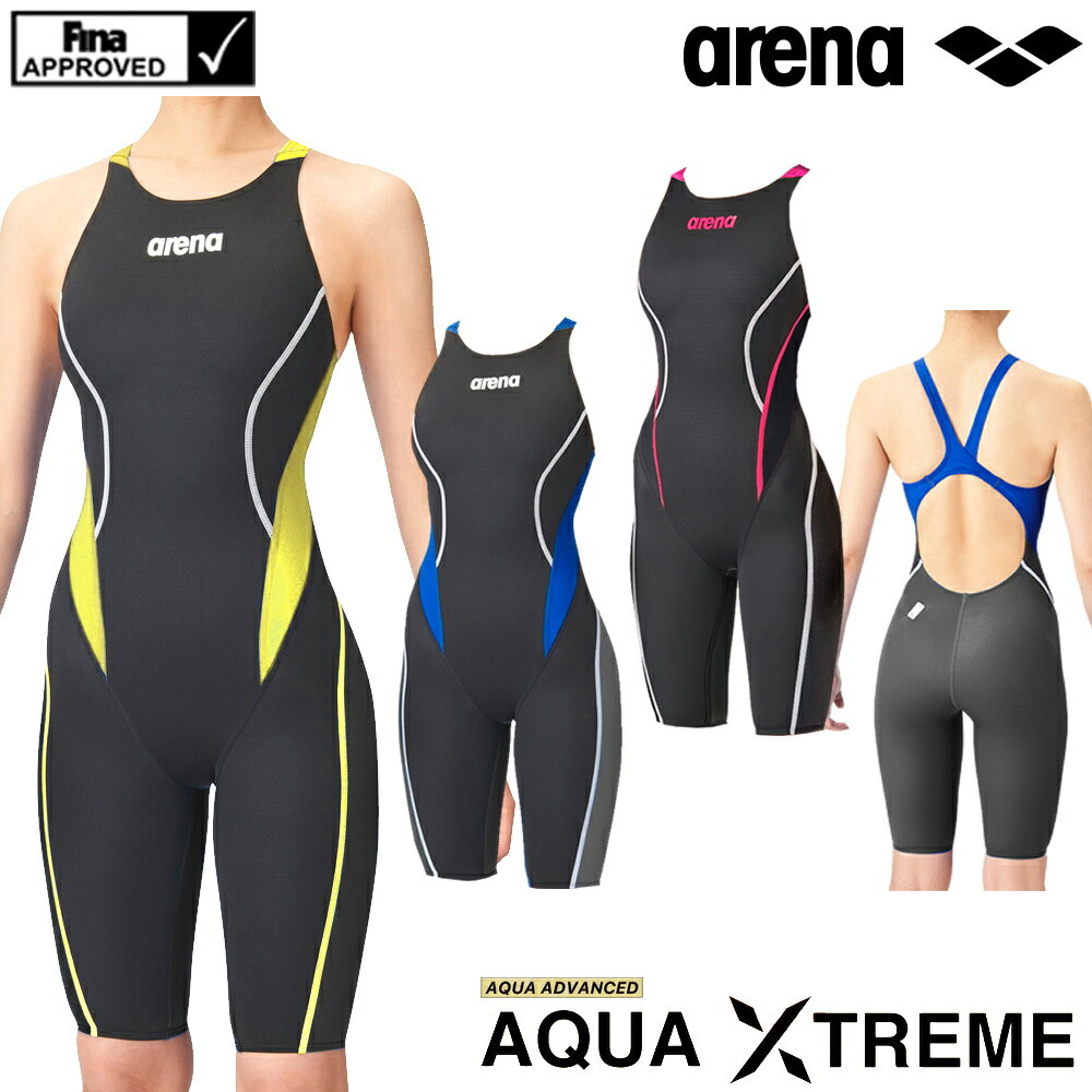 アリーナ ARENA 競泳水着 レディース fina承認 ハーフスパッツ オールインワン クロスバック AQUA XTREME ARN-1024Wタイプ別注モデル ORIHK1024W