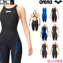 アリーナ ARENA 競泳水着 ジュニア女子 WA承認 ジュニアハーフスパッツ オールインワン クロスバック AQUA ADVANCED AQUA XTREME...