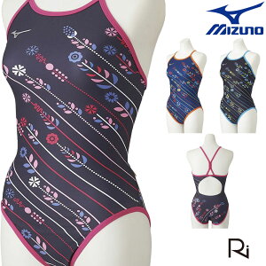 ミズノ MIZUNO 競泳水着 レディース 練習用 ミディアムカット EXER SUITS U-Fit 池江璃花子 競泳練習水着 2022年春夏モデル N2MA2268