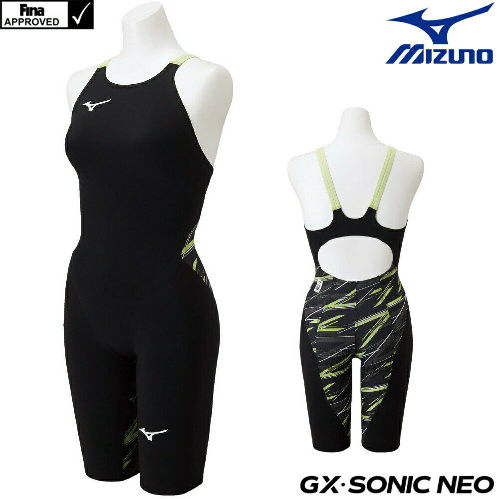 ミズノ 競泳水着 レディース GX SONIC NEO AG オールジェネレーション Pre-Futureグラフィック Fina承..