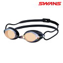 スイミングゴーグル FINA承認 ミラーゴーグル クッション付き SWANS PREMIUM ANTI-FOG(4)