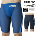 ARENA アリーナ 競泳水着 メンズ アクアフォース ストーム AQUAFORCE STORM CP WA承認モデル レーシングスパッツハーフレッグ 高速水着...