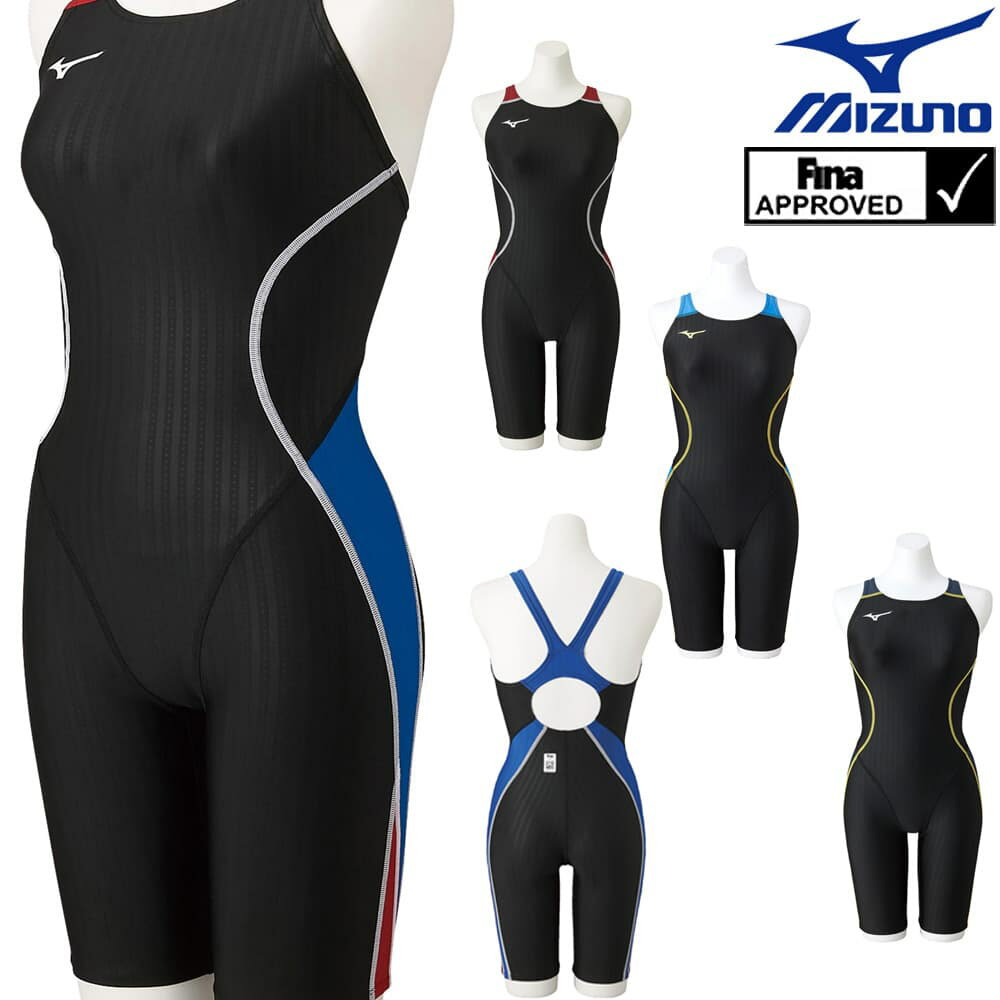 ミズノ MIZUNO 競泳水着 レディース fina承認 ハーフスーツ(マスターズバック) STREAM ACE ストリームフィットA N2MG1240のサムネイル
