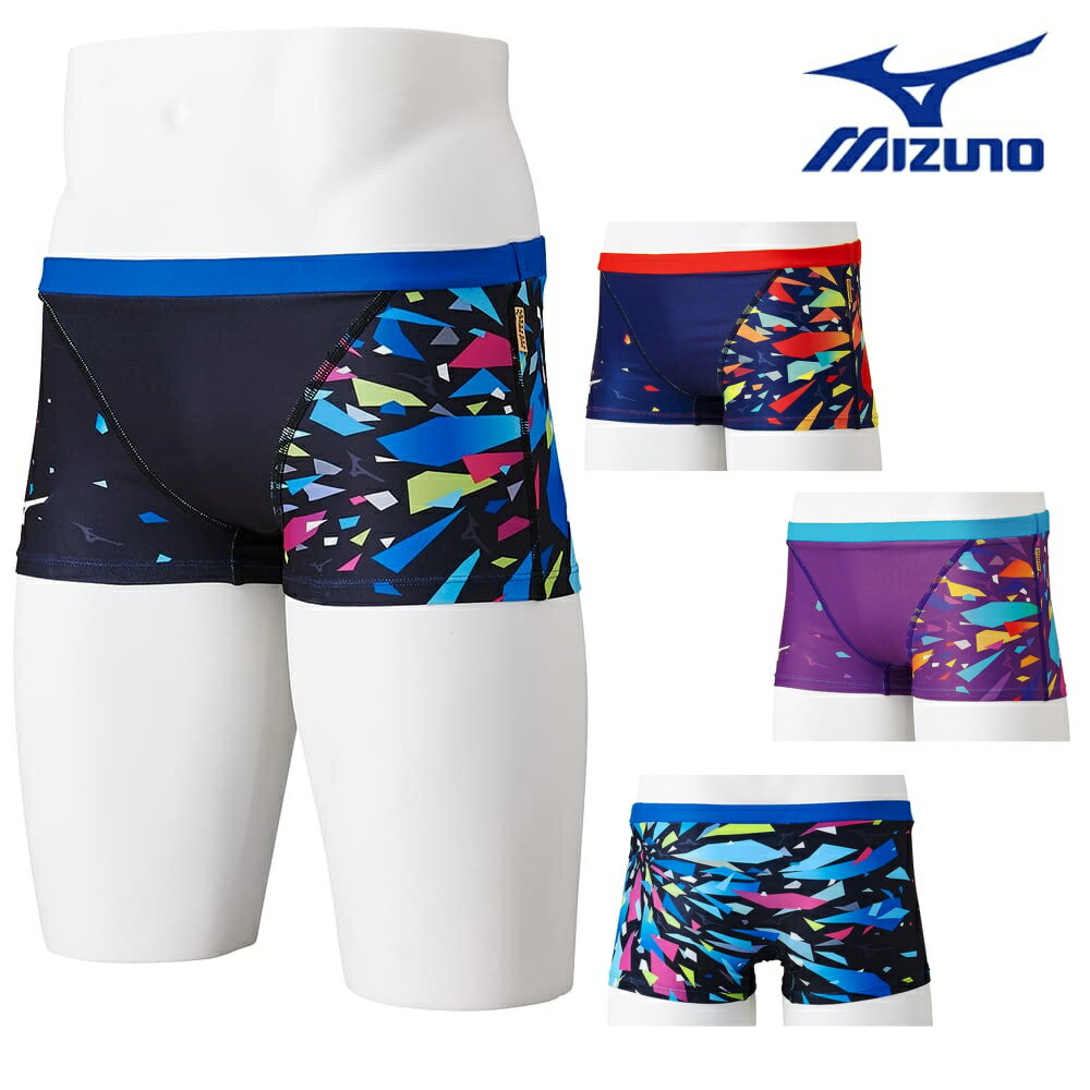 ミズノ MIZUNO 競泳水着 メンズ 練習用 エクサースーツ ショートスパッツ EXER SUITS U-Fit ダイナモーションフィット 競泳練習水着 2024年春夏モデル N2MBB082