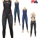 アールエー RA 競泳水着 レディース 練習用 WATER SPORTS DEEP OCEAN OXYGEN X-BACK フルスパッツ(ロング) 競泳練習水着 2024年春夏モデル RA124-LSOXYG