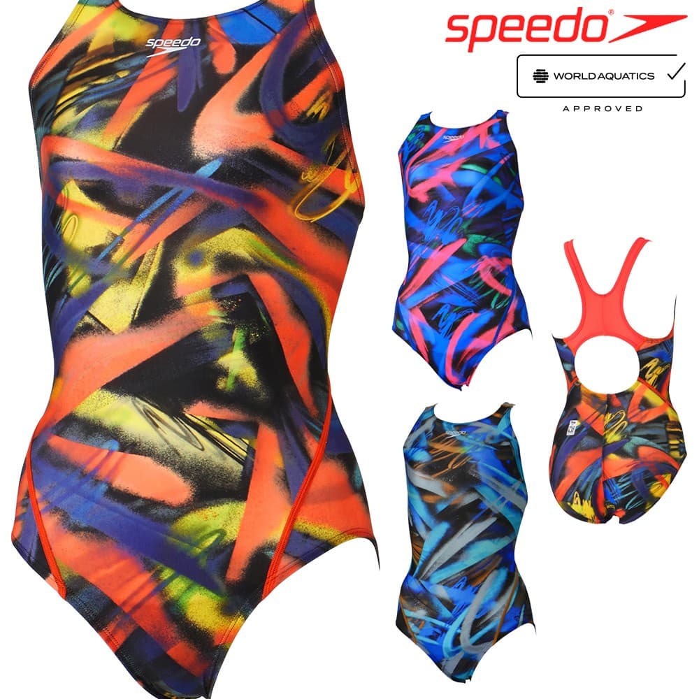 スピード SPEEDO 競泳水着 レディース WORLD AQUATICS承認 フレックスシグマカイコンフォカットスーツ FLEX Σχ 2024年春夏モデル SCW02406F