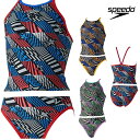 スピード SPEEDO 競泳水着 練習用水着 レディース ファンピースエ厶ターンズスーツー セパレート ワンピースタイプ ENDURANCE ECO 競泳練習水...