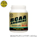 GGP GOLD'S GYM ゴールドジム BCAAアルギニンパウダー400g F4650