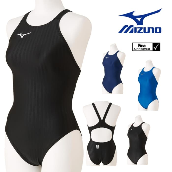 ミズノ 競泳水着 レディース ミズノ MIZUNO 競泳水着 レディース fina承認 ミディアムカット（レースオープンバック） STREAM ACE ストリームフィットA N2MA0223