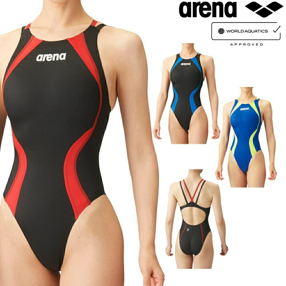 アリーナ ARENA 競泳水着 レディース WORLD AQUATICS承認 レーシングワンピース オープンバック AQUA XTREME 2024年春夏モデル ARN-4021W