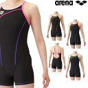 アリーナ ARENA 競泳水着 練習用水着 レディース トレーニングワンピーススパッツ オープンバック・ミドルレッグ オールインワン タフスキンT2E 競泳練習...