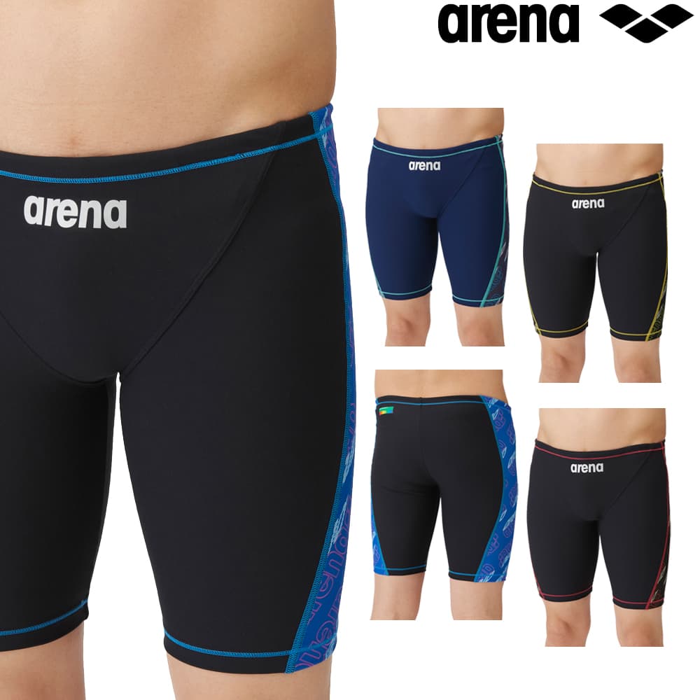 アリーナ ARENA 競泳水着 メンズ 練習用 トレーニングスパッツ ハーフレッグ タフスキンE 競泳練習水着..