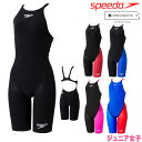 スピード SPEEDO 競泳水着 ジュニア女子 WORLD AQUATICS承認 Fastskin Pro3 ファストスキンプロ3 オープンバックニースキン SCG12101F fina マーク あり