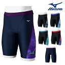 ミズノ MIZUNO フィットネス水着 メンズ ハーフスパッツ PSメンズ STROKE ONE 2024年秋冬モデル N2JBB605