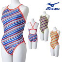 ミズノ MIZUNO 競泳水着 レディース 練習用 エクサースーツ ミディアムカット EXER SUITS U-Fit Ri Collection 池江璃花子 ...