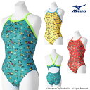 ミズノ MIZUNO 競泳水着 レディース 練習用 エクサースーツ ミディアムカット EXER SUITS U-Fit ミニオンズ MINIONS 2024年秋...