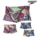 スピード SPEEDO 競泳水着 メンズ 練習用 パッチワークスキンターンズボックス ENDURANCE ECO 競泳練習水着 2024年秋冬モデル ST524...