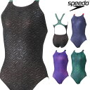 スピード SPEEDO 競泳水着 レディース 練習用 デニムターンズスーツ ENDURANCE ECO 競泳練習水着 2024年秋冬モデル STW02456