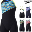 スピード SPEEDO 競泳水着 練習用水着 レディース リニアグラディエンツターンズショートニースキン ENDURANCE ECO 競泳練習水着 オールインワ...