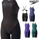 スピード SPEEDO 競泳水着 レディース 練習用 デニムターンズニースキン ENDURANCE ECO 競泳練習水着 オールインワン 2024年秋冬モデル ...