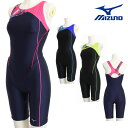 ミズノ MIZUNO 別注オリジナル フィットネス水着 レディース オールインワン スパッツ STROKE ONE パッド付き N2JGB834