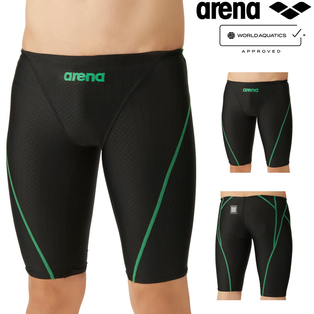 ꡼ ARENA ˿  WAǧǥ 졼󥰥ѥå ϡեå AQUA RACING ECO AQUA STRI...
