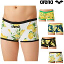 アリーナ ARENA 競泳水着 練習用水着 メンズ トレーニングスパッツ ショートレッグ タフスキンEP 競泳練習水着 2024年秋冬モデル AS4FWM10M