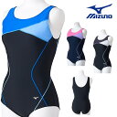 ミズノ MIZUNO フィットネス水着 レディース ワンピース Uバック パッド付き N2JAB320