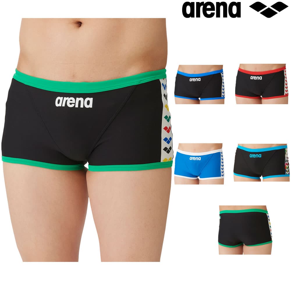 アリーナ ARENA 競泳水着 メンズ 練習用 トレーニングスパッツ ショートレッグ タフスキンT2E 競泳練習..