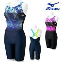 ミズノ MIZUNO フィットネス水着 レディース STROKE ONEオールインワン パッド付き 2025年春夏モデル N2JGC305