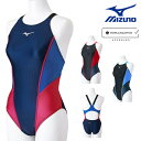 ミズノ MIZUNO 競泳水着 レディース WA承認モデル STREAM ACE ミディアムカット レースオープンバック ストリームフィットA N2MAB220...