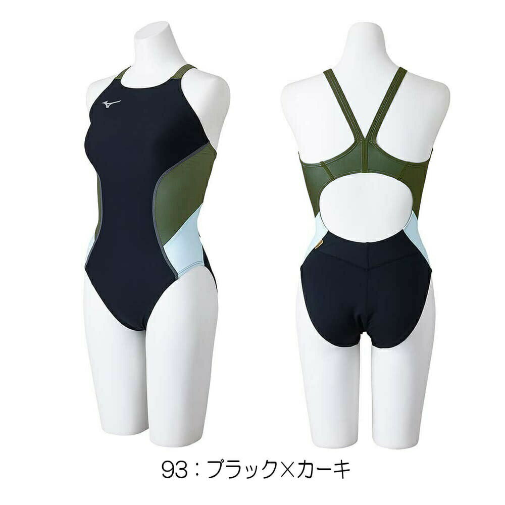 ⭐︎ミズノ⭐︎新品水着 競泳水着 レディース 練習用 Mサイズ ブラック×カーキ 楽天市場】競泳水着 レディース ミズノ(カラーカーキグリーン