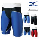 ミズノ MIZUNO 競泳水着 メンズ WA承認モデル GX・SONIC DUAL ハーフスパッツ 2025年春夏モデル N2MBC030 fina マーク あ...