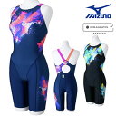 ミズノ MIZUNO 競泳水着 レディース WA承認モデル STREAM ACE ハーフスーツ マスターズバック オールインワン ストリームフィットA 2025...