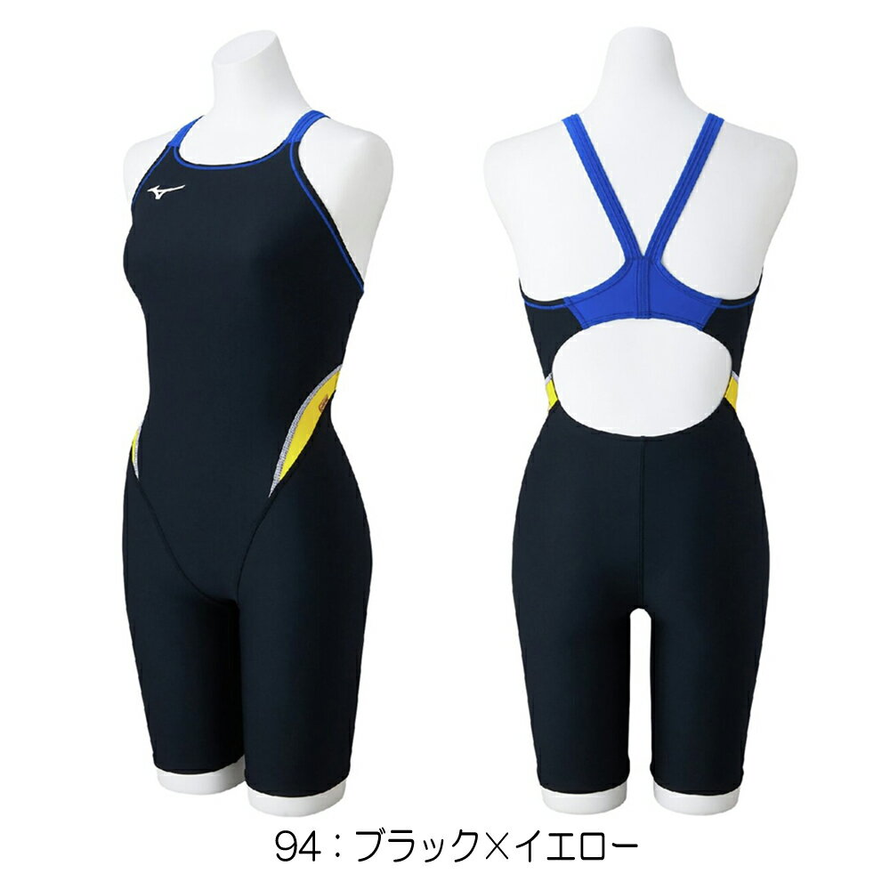 ミズノ MIZUNO 競泳水着 練習用水着 レディース エクサースーツ ハーフスーツ オールインワン EXER SUITS U-Fit 競泳練習水着 2025年春夏モデル N2MGC263