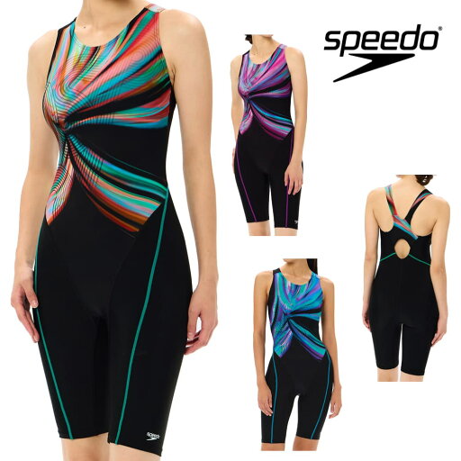 スピード SPEEDO フィットネス水着 レディース オブシディアンルースンニースキン オールインワン パッド付き Ultra Stretch ECO 2025年春夏モデル SFW12502 スピード SPEEDO フィットネス水着 レディース オブシディアンルースンニースキン オールインワン パッド付き Ultra Stretch ECO 2025年春夏モデル SFW12502