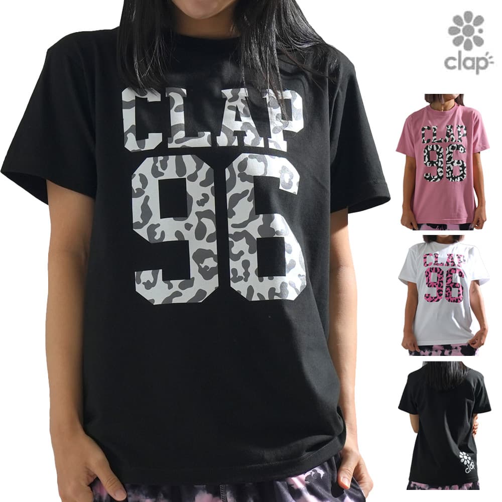 クラップ CLAP CLAP96 レオ ティー Tシャツ レディース スポーツアパレル トレーニング フィットネス 女性 CTS25013