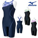 ミズノ MIZUNO フィットネス水着 レディース STROKE ONEオールインワン パッド付き 2025年春夏モデル N2JGC307(4)
