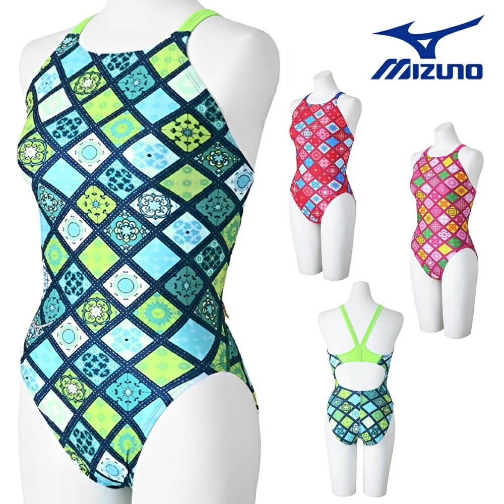 ミズノ MIZUNO 競泳水着 練習用水着 レディース エクサースーツ ミディアムカット EXER SUITS U-Fit 競..
